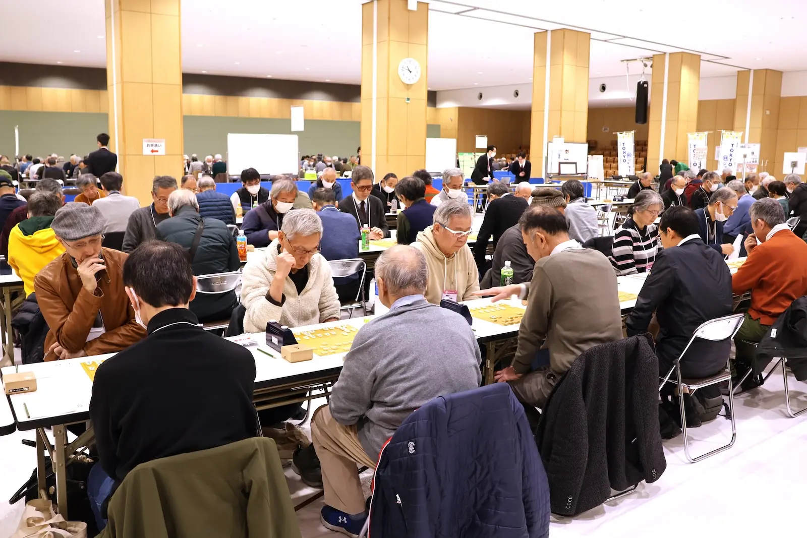将棋の対局風景